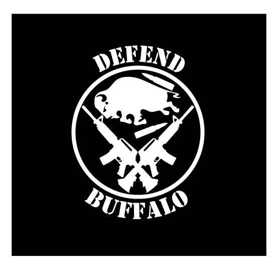 Defend Buffalo vinyl die cut decal for cars truck laptops NY WNY Bills Sabres