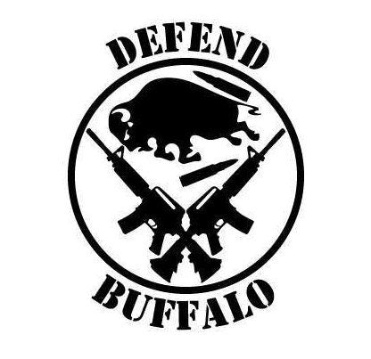 Defend Buffalo vinyl die cut decal for cars truck laptops NY WNY Bills Sabres