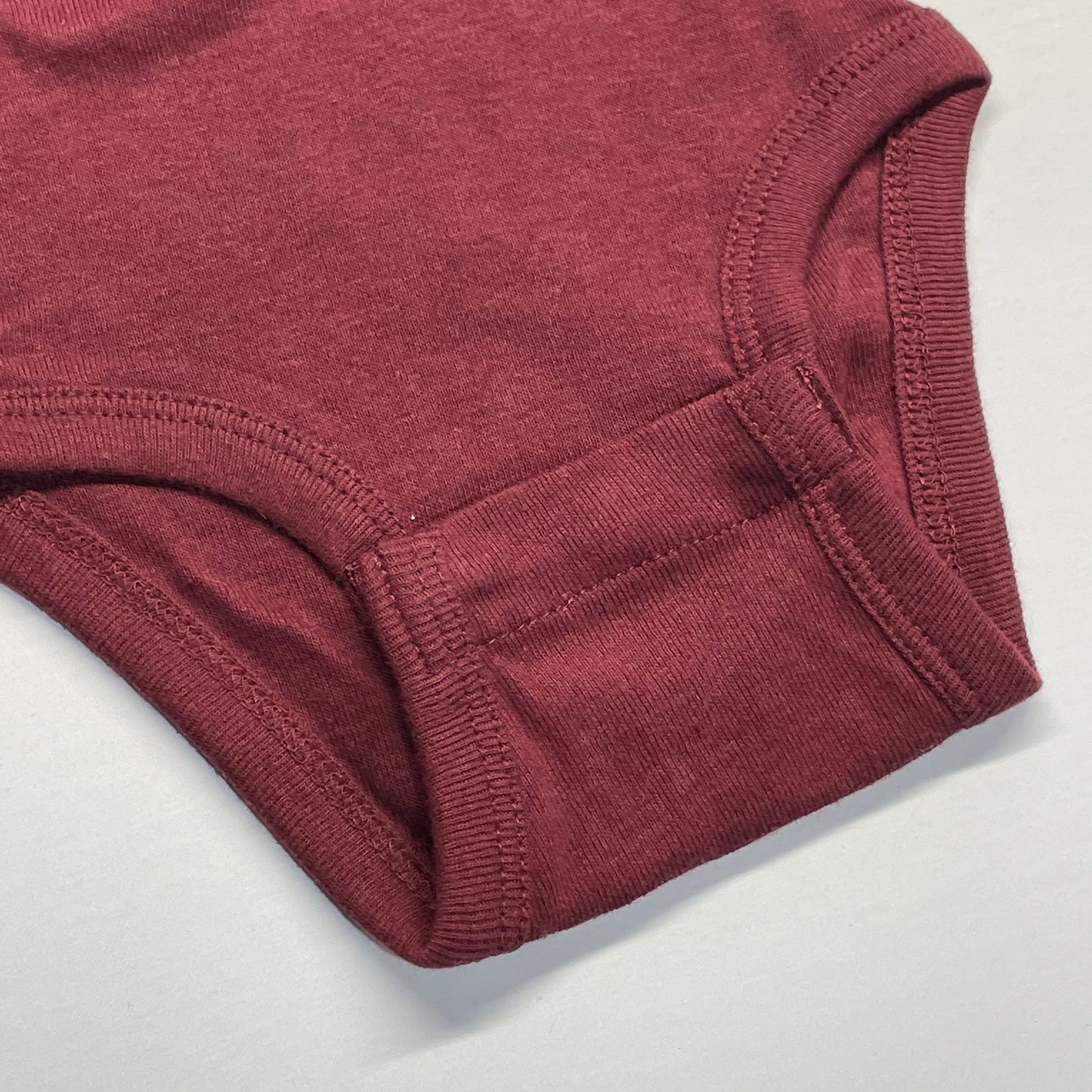 Buffalo NY Maroon Grey Raglan Bodysuit Locally Grown