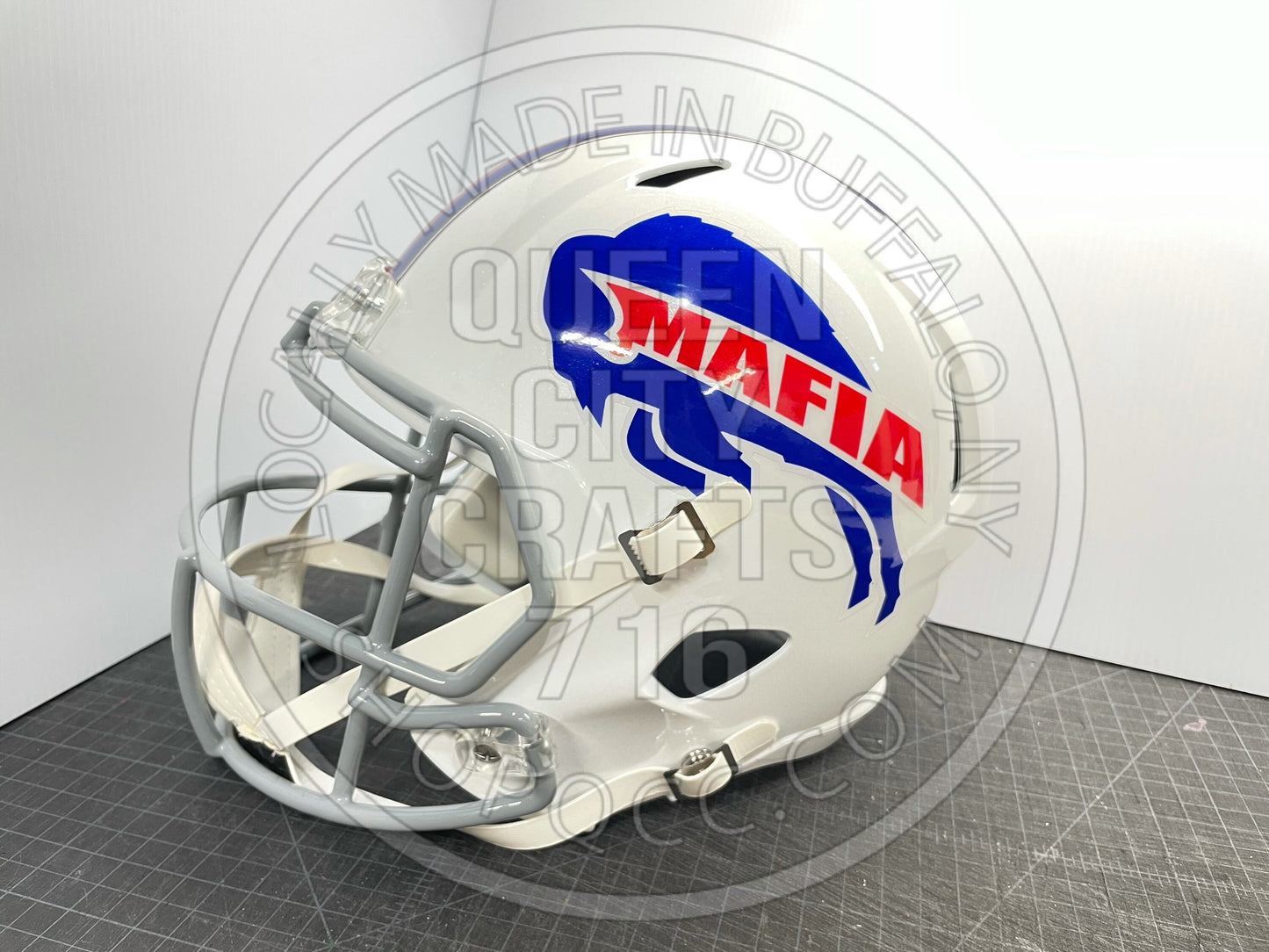 Mafia Buffalo Football Helmet Full Size Sticker Decal