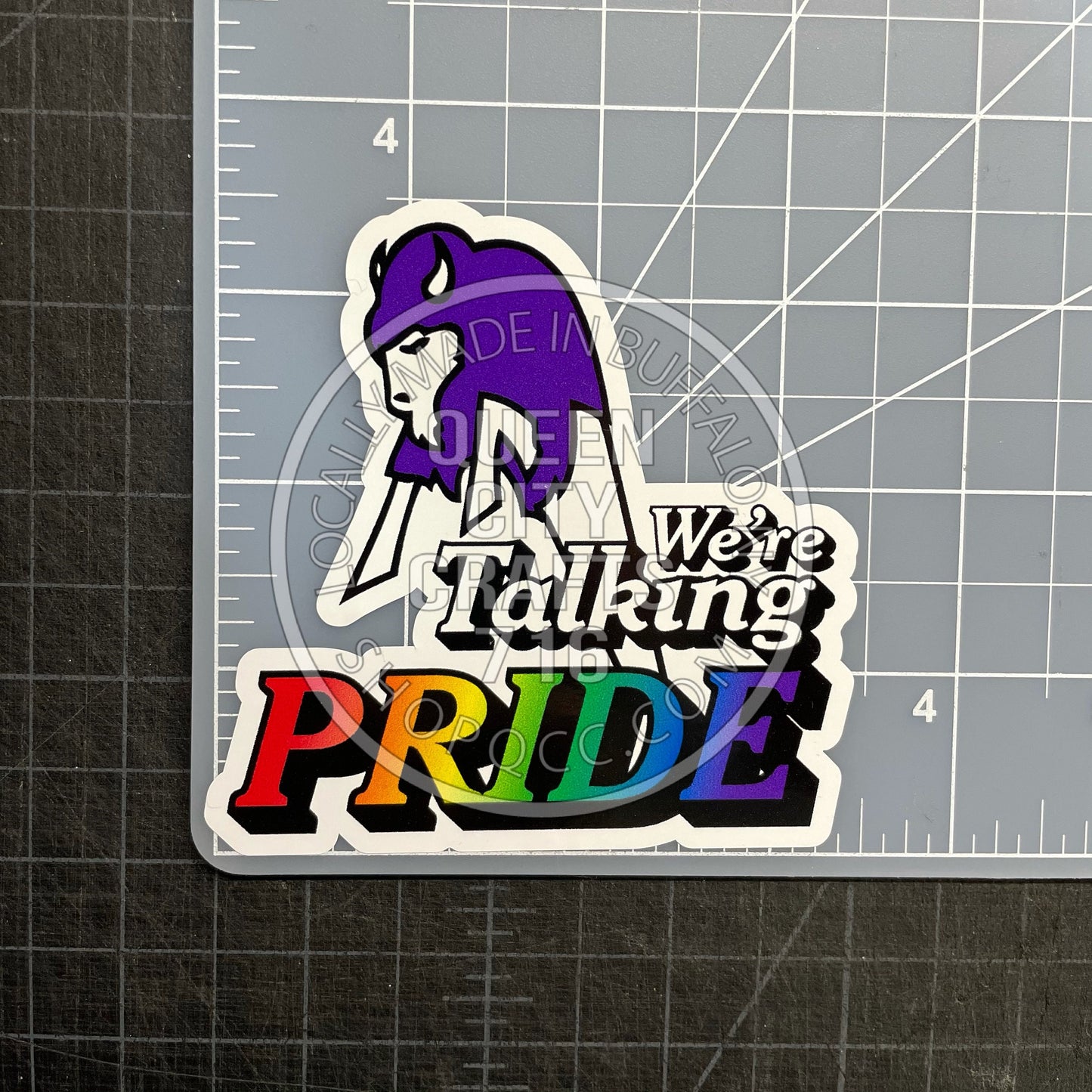 Buffalo NY Talking Pride Decal