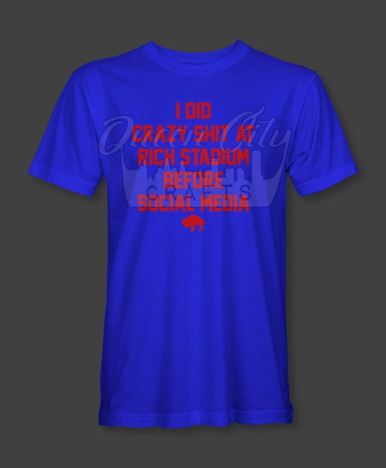 Buffalo Stadium Crazy Tailgate Before Social Media T-Shirt