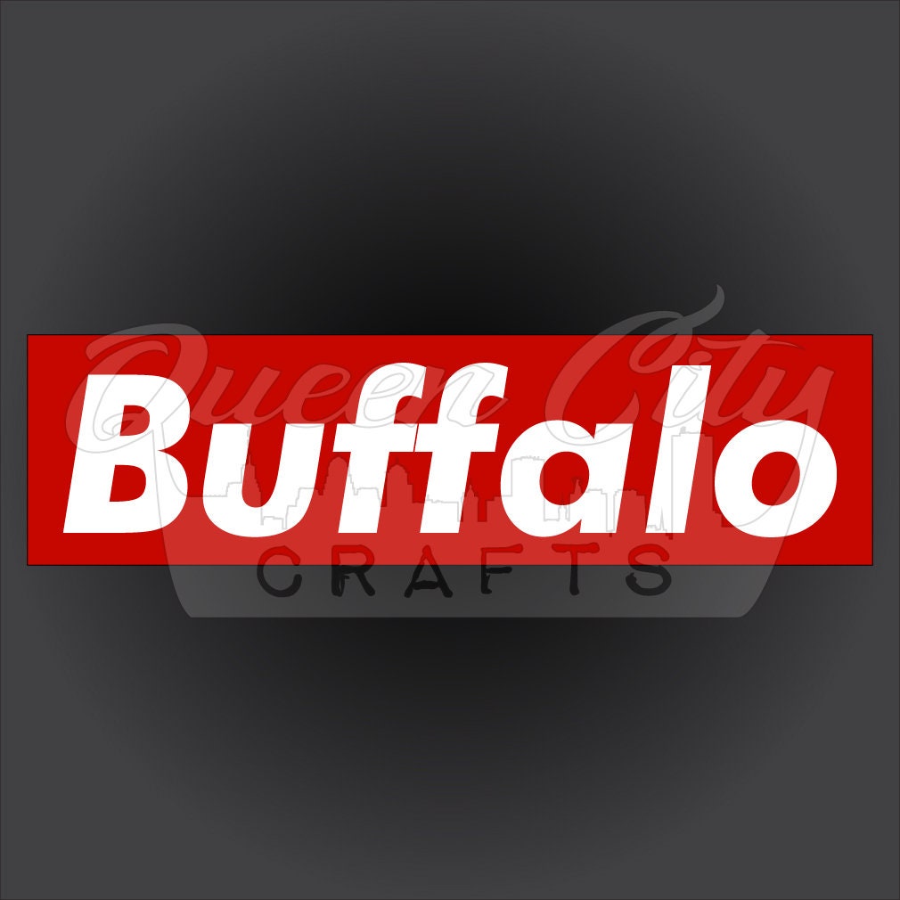 Buffalo Skateboard Style Decals Die Cut Stickers