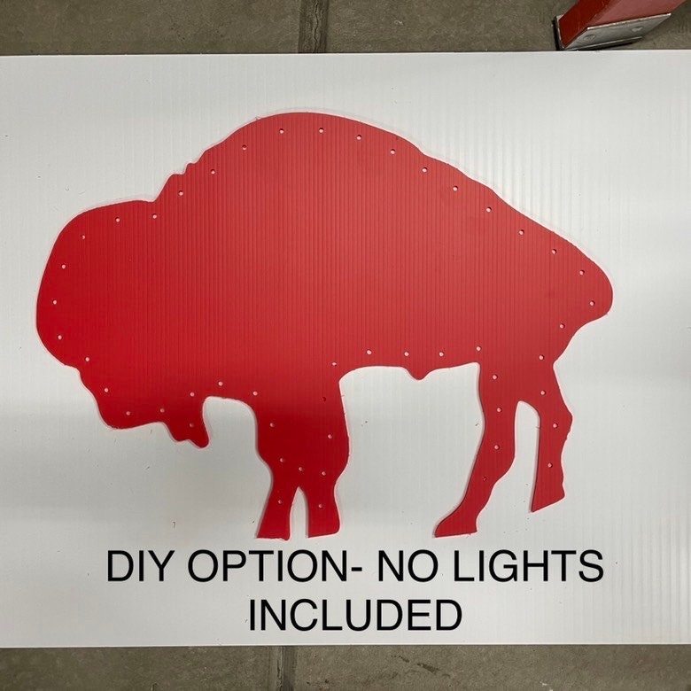 Standing Buffalo Outdoor Sign