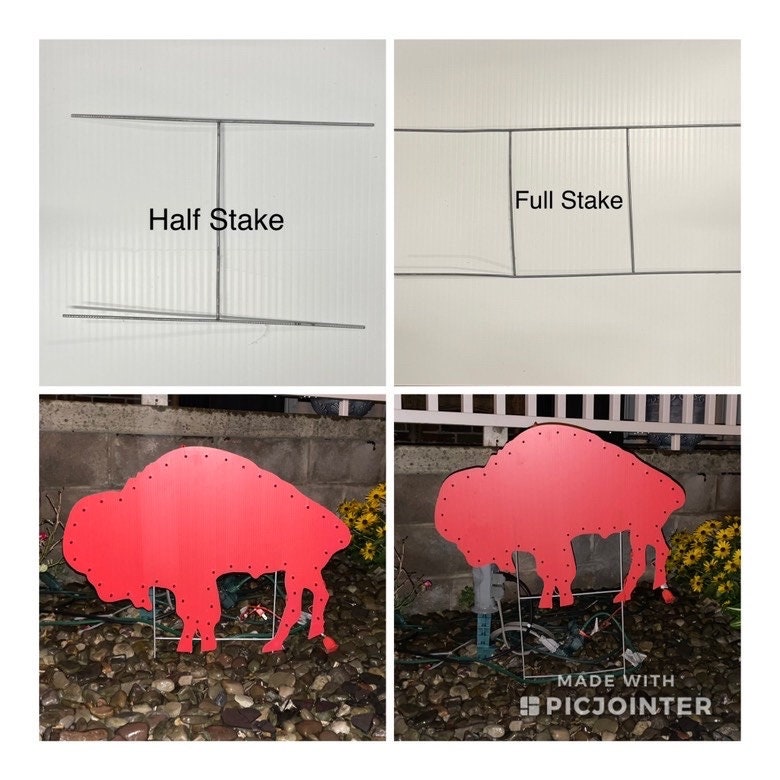Standing Buffalo Outdoor Sign