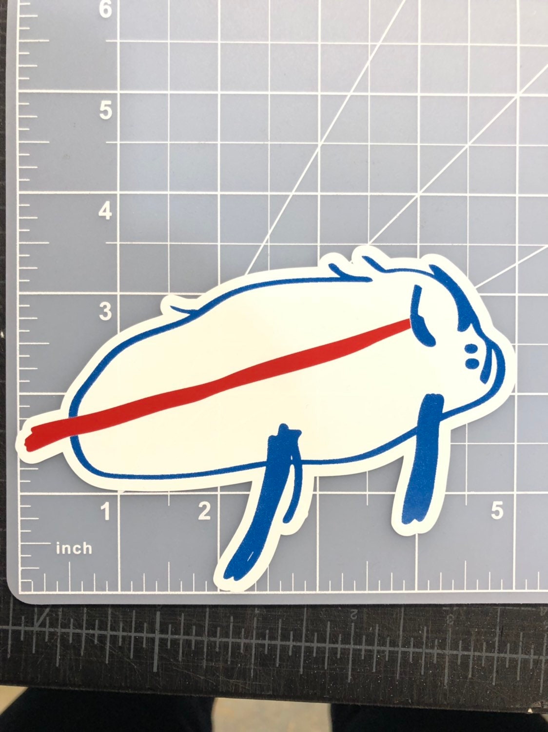 Josh Allen's Drawing Mafia Sticker Car Decal Buffalo