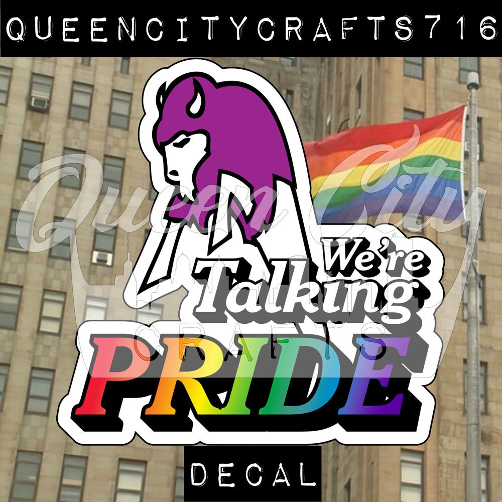 Buffalo NY Talking Pride Decal