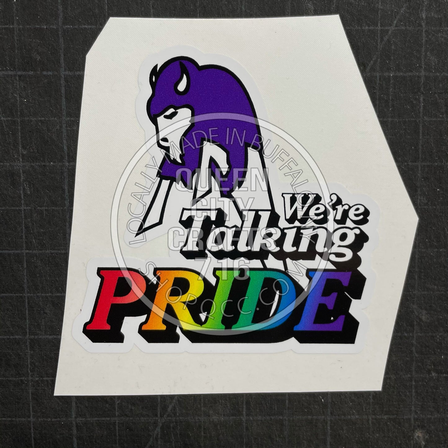 Buffalo NY Talking Pride Decal