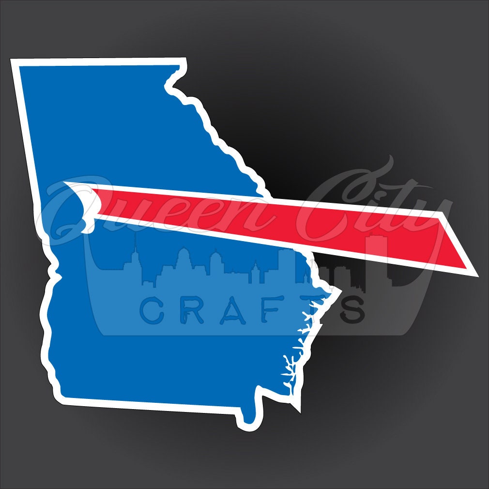 Buffalo Backers Georgia Sticker Decal
