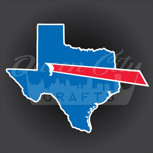 Buffalo Backers Texas Sticker Decal