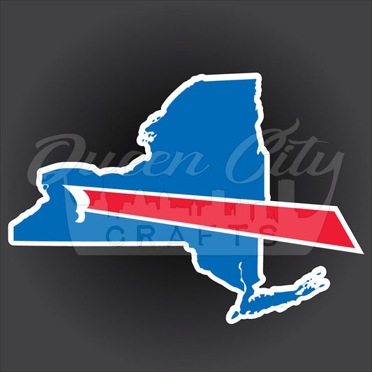 Buffalo Backers New York Sticker Decal