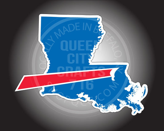 Louisiana Backers Sticker Decal