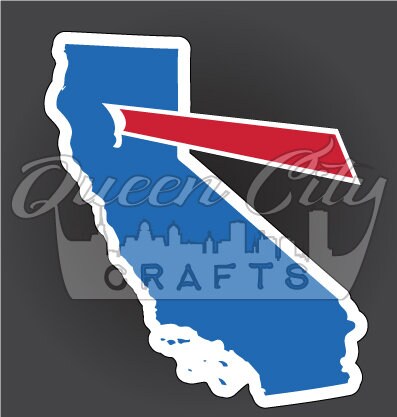 Buffalo Backers California Sticker Decal