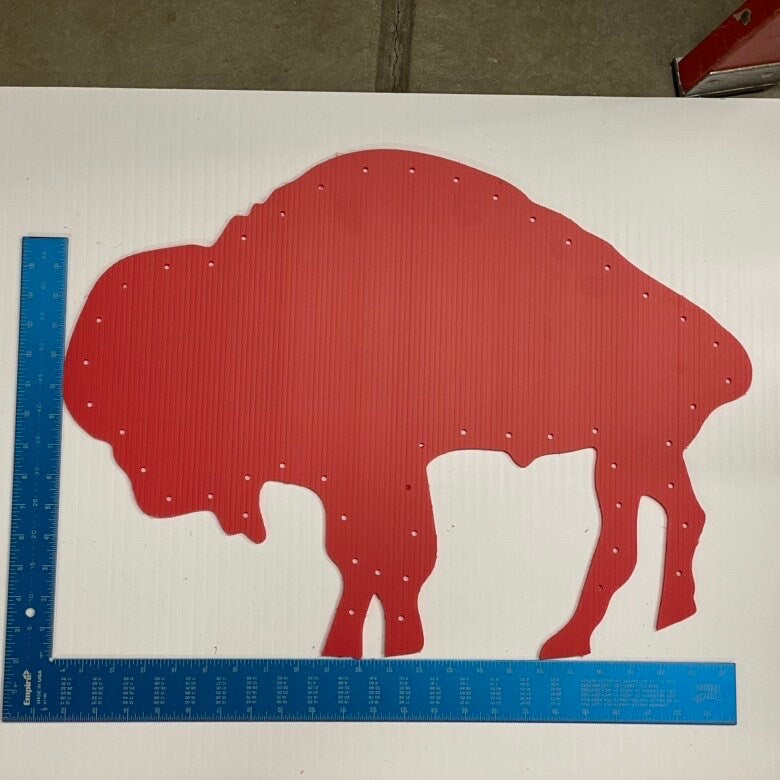 Standing Buffalo Outdoor Sign